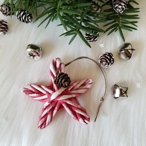 Pinecone Star Ornament